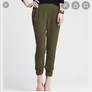 Banana republic army green joggers